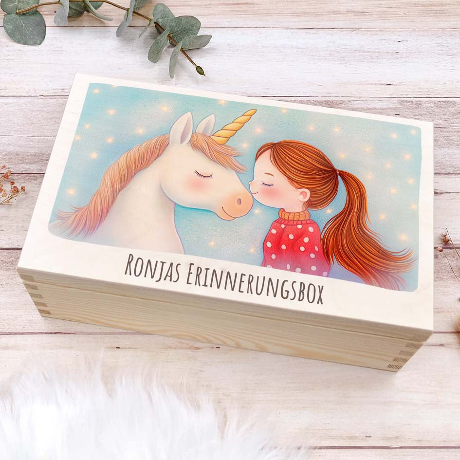 Erinnerungsbox Einhorn Herzensprojekt Manufaktur