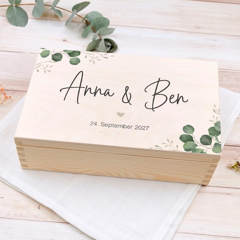 Erinnerungskiste zur Hochzeit Herzensprojekt Manufaktur