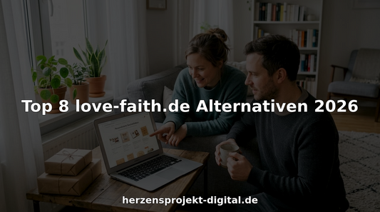 Ein Paar stöbert gemütlich zu Hause nach persönlichen Geschenkideen und überlegt gemeinsam, was am besten passt.