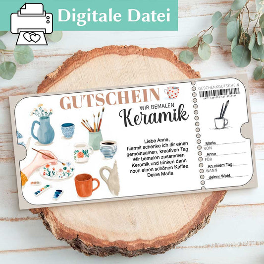 Gutschein Vorlage ausdrucken