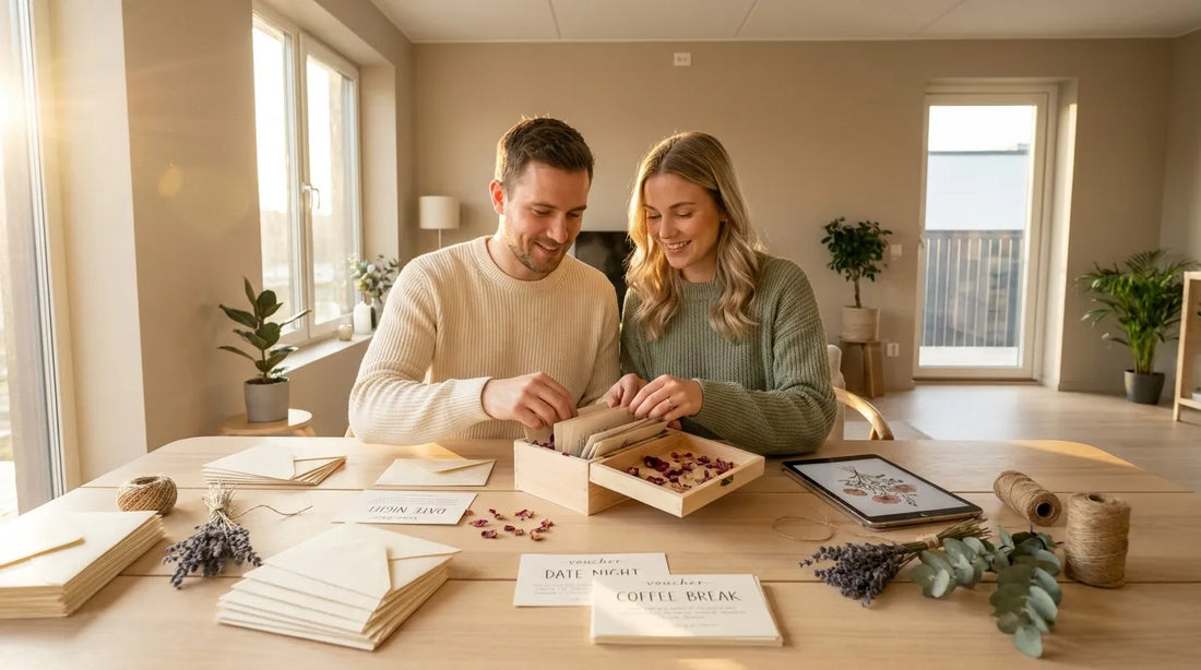 Personalisierte Geschenkboxen für Paare: DIY-Ideen mit Gutscheinen & Erlebnissen