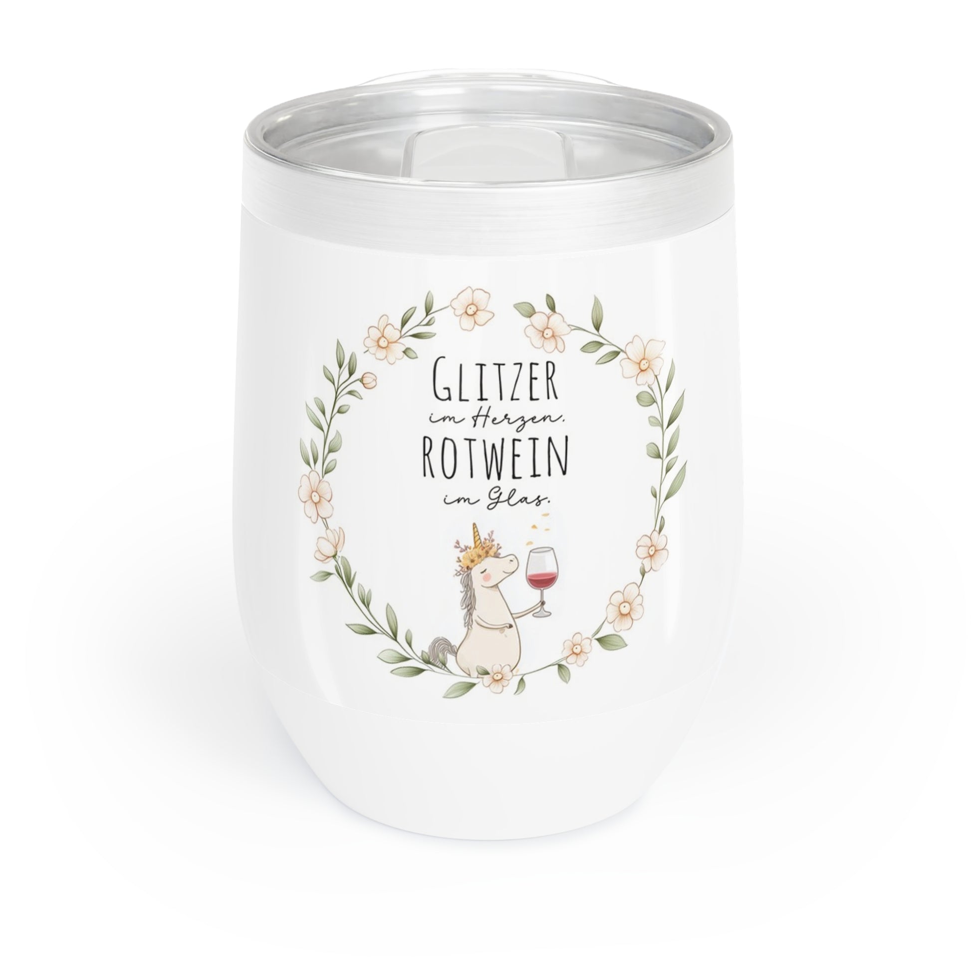 Weinbecher "Einhorn" Rotwein Printify