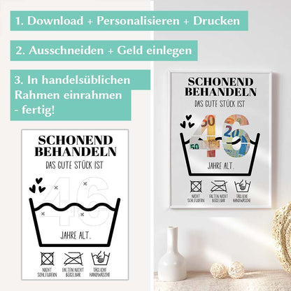 Geldgeschenk zum 47. Geburtstag Herzensprojekt Manufaktur