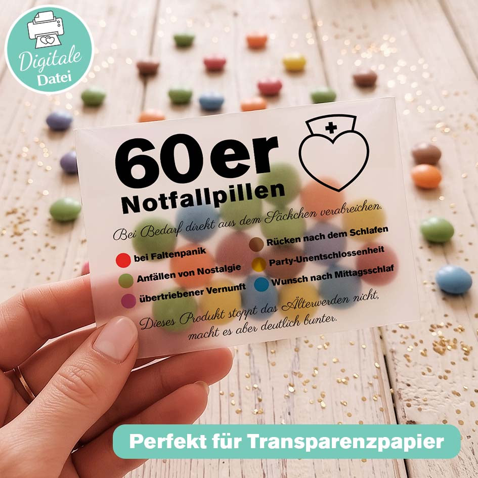 Lustiges Geschenk zum 60. Herzensprojekt Manufaktur