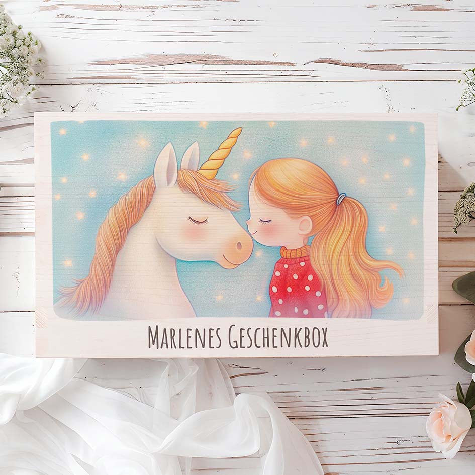 Erinnerungsbox Einhorn Herzensprojekt Manufaktur