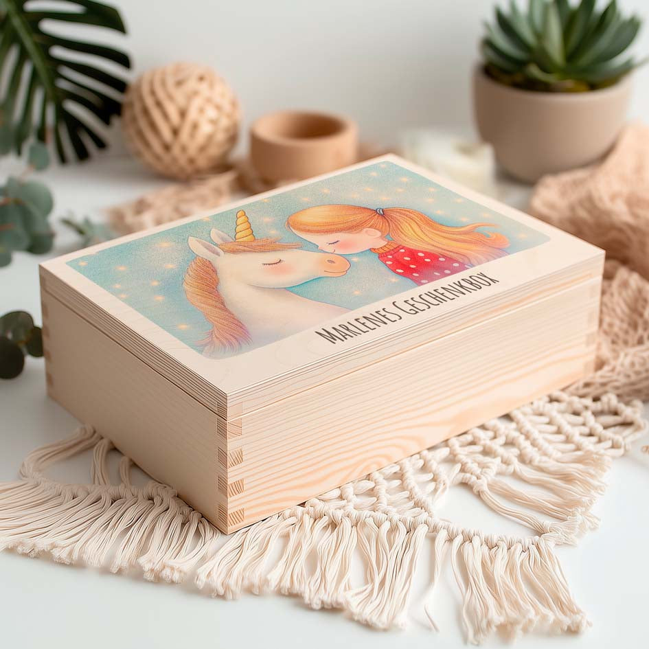 Erinnerungsbox Einhorn Herzensprojekt Manufaktur