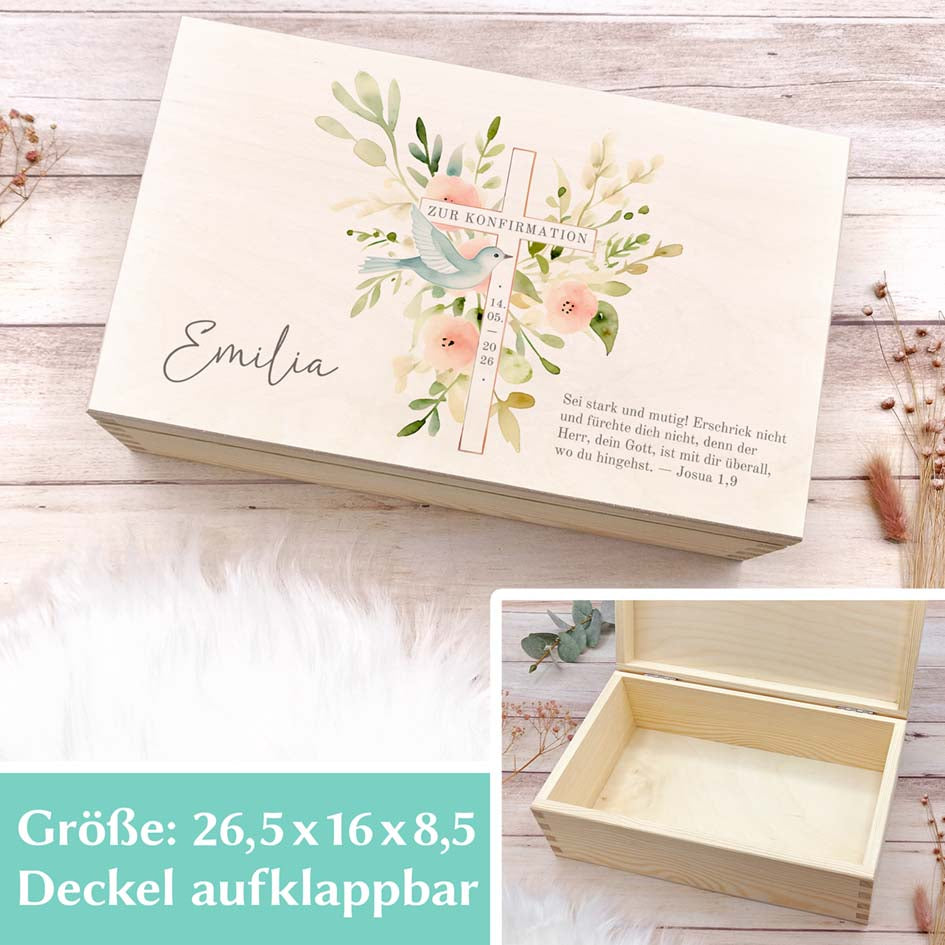 Erinnerungsbox zur Konfirmation Herzensprojekt Manufaktur