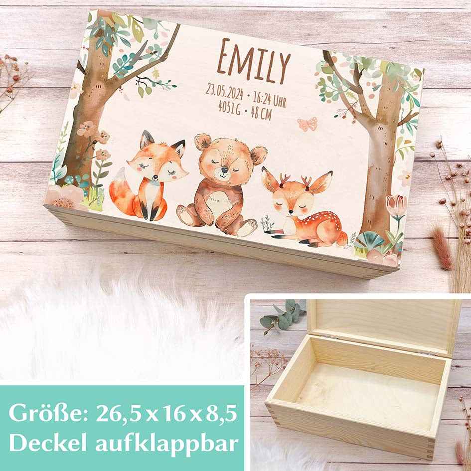 Erinnerungskiste Geburt Baby