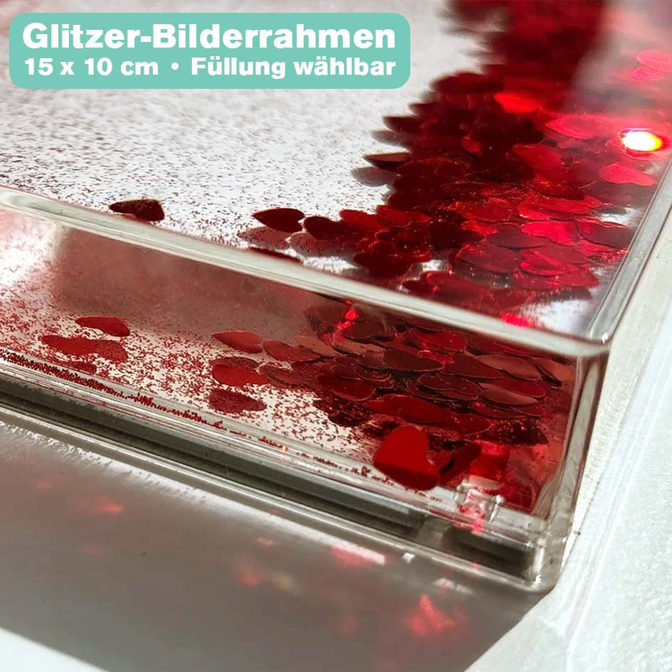 Glitzer Bilderrahmen "Nisse & Lumi" merchOne