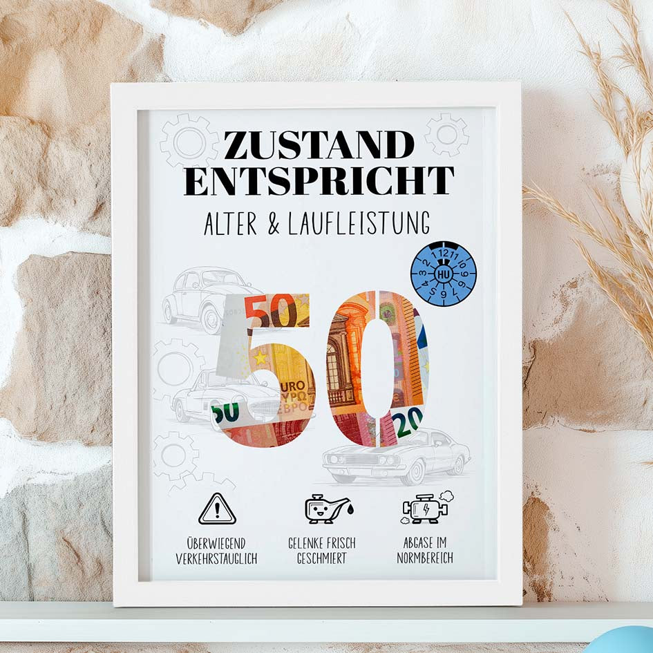 Geldgeschenk 50 Mann im Rahmen Herzensprojekt Manufaktur