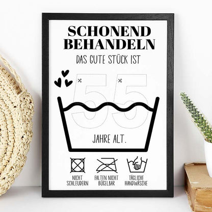 Geldgeschenk 55. Geburtstag im Rahmen merchOne