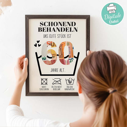 Geldgeschenk zum 60. Geburtstag Herzensprojekt Manufaktur