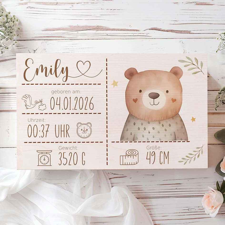 Geschenkbox Baby
