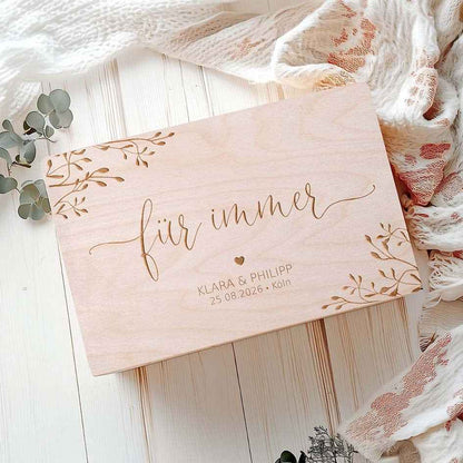 Hochzeitskiste Holz