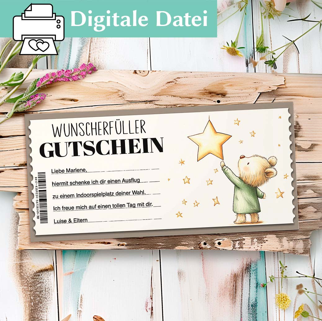 Gutschein für Kinder Herzensprojekt Manufaktur
