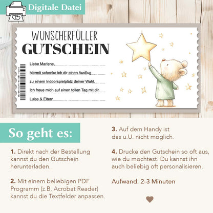 Gutschein für Kinder Herzensprojekt Manufaktur