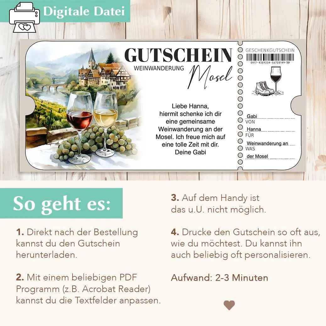 Gutschein Weinwanderung