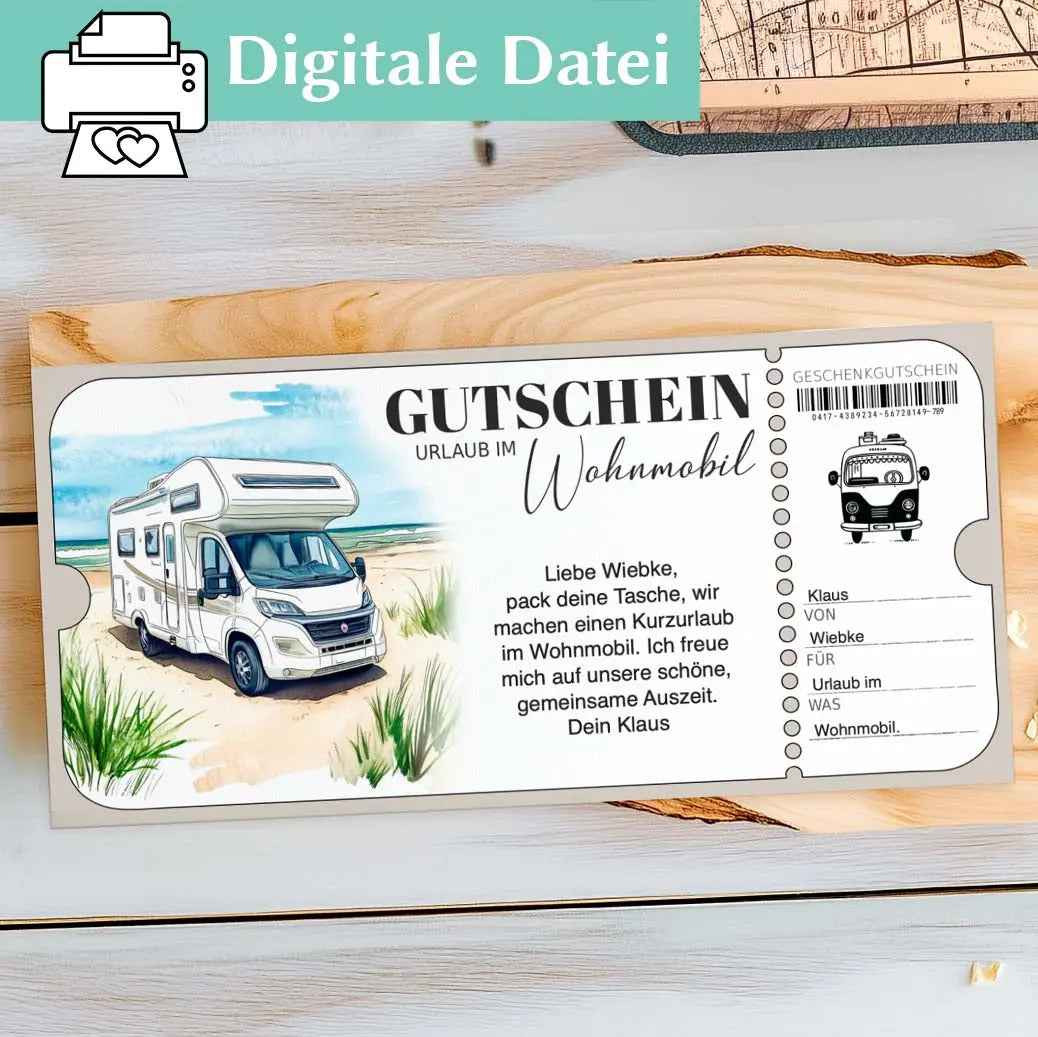 Gutschein Wohnmobil