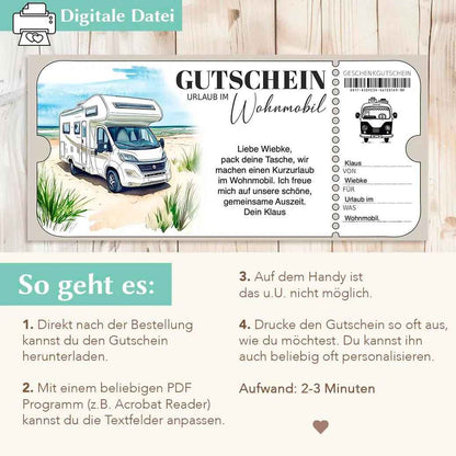 Gutschein Wohnmobil