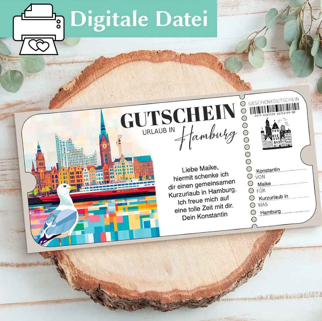 Gutscheinvorlage Hamburg