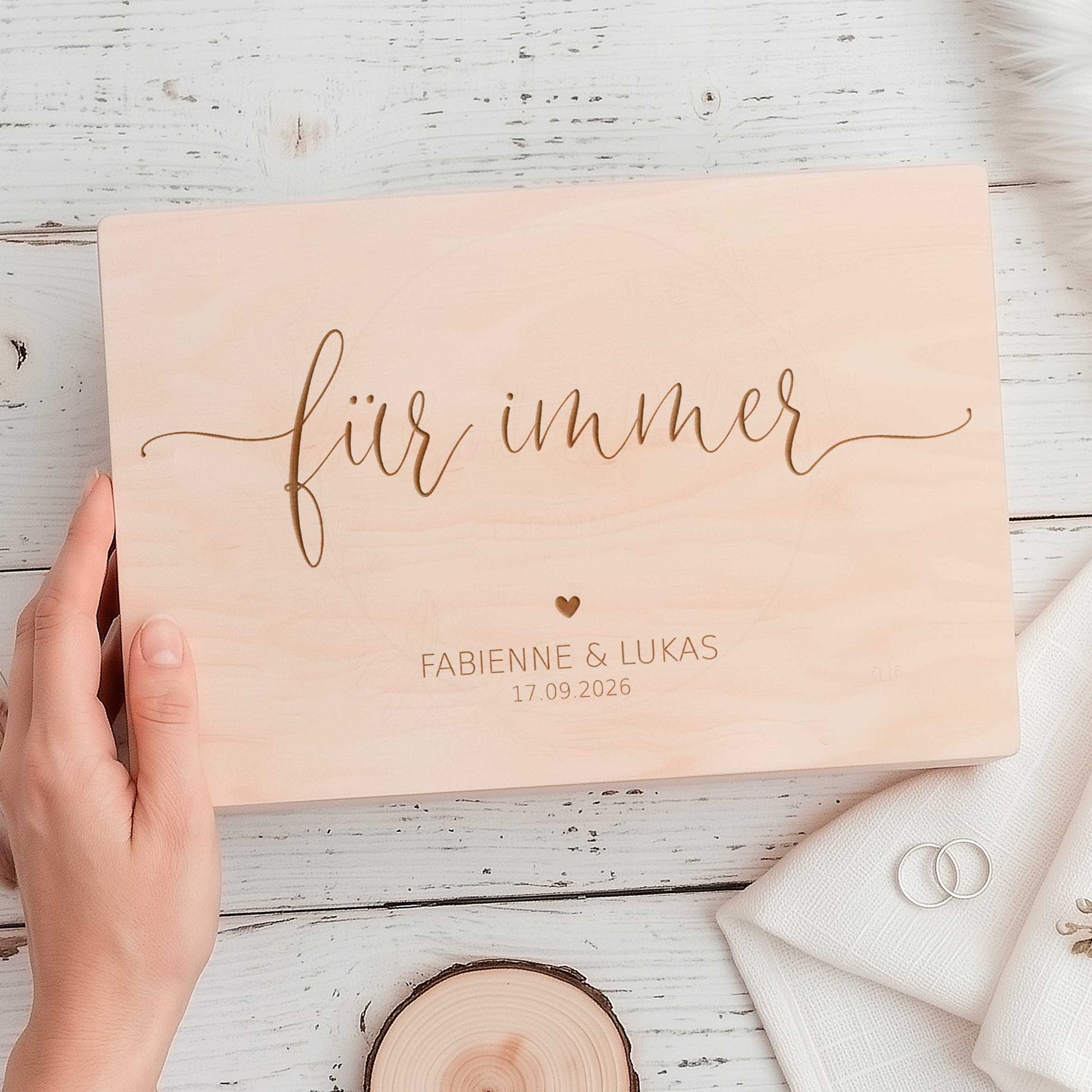 Personalisiertes Hochzeitsgeschenk Herzensprojekt Manufaktur