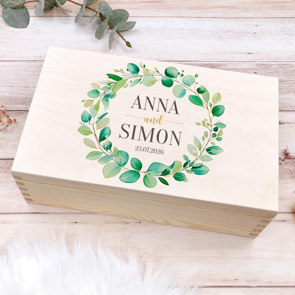 Hochzeitskiste personalisiert Herzensprojekt Manufaktur