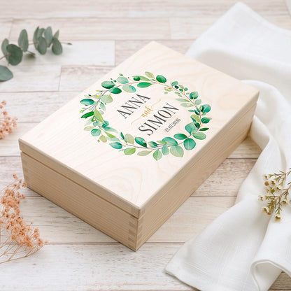 Hochzeitskiste personalisiert Herzensprojekt Manufaktur