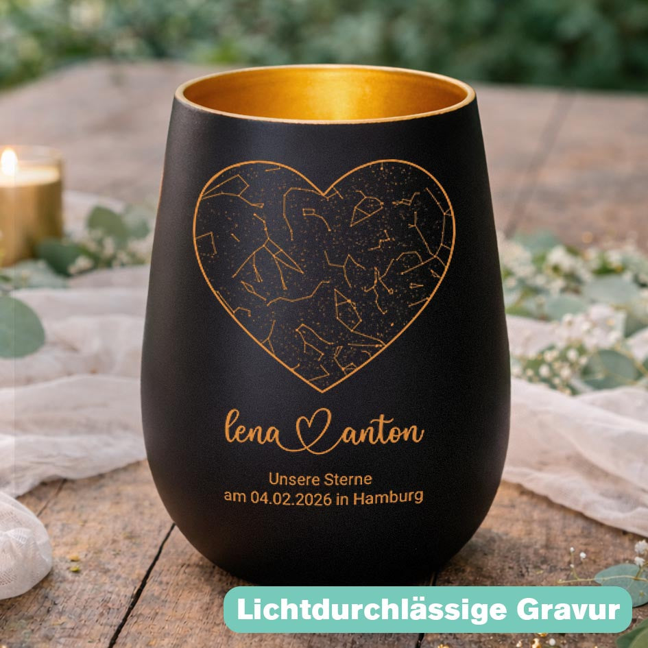 Jahrestag Geschenk Sterne Herzensprojekt Manufaktur