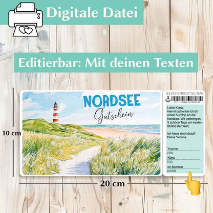 Reisegutschein Nordsee