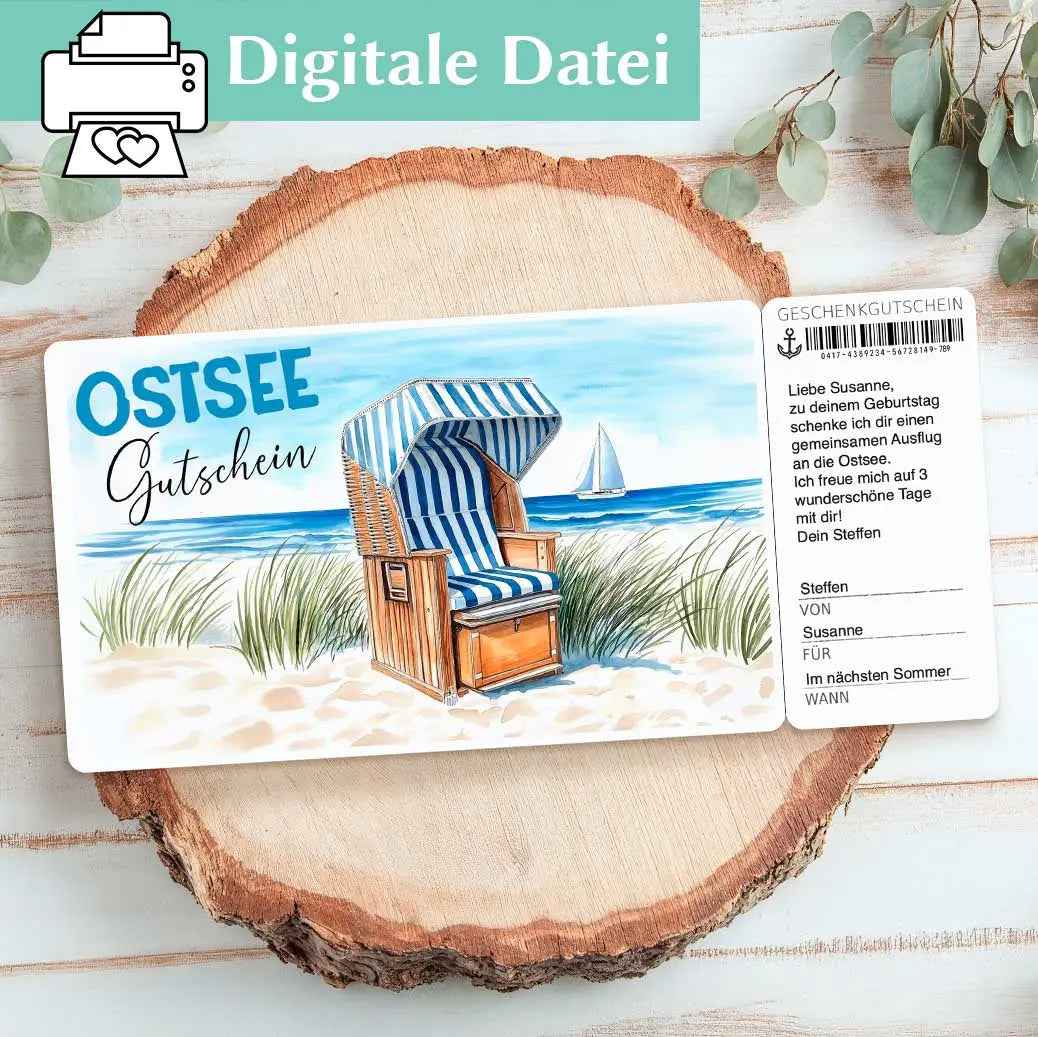 Reisegutschein Ostsee