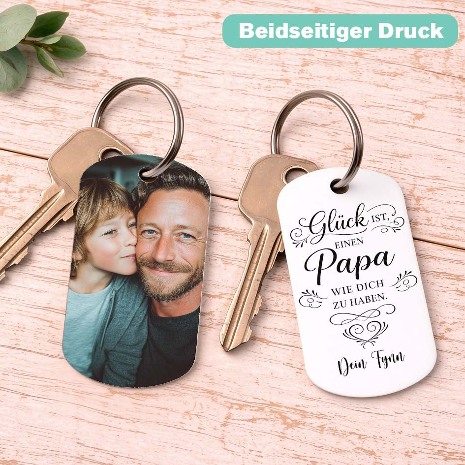 Schlüsselanhänger Papa Herzensprojekt Manufaktur