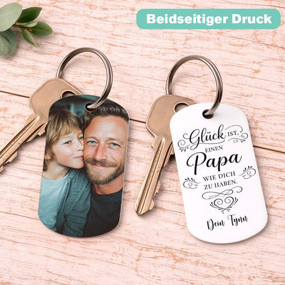 Schlüsselanhänger Papa Herzensprojekt Manufaktur