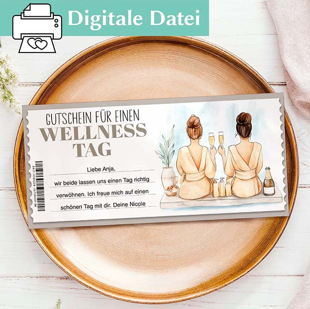Wellnesstag Gutschein Herzensprojekt Manufaktur