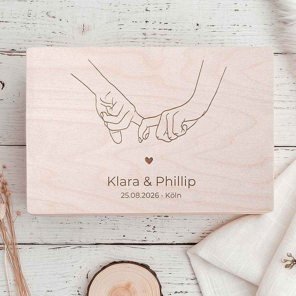 Erinnerungsbox Hochzeit Ringe