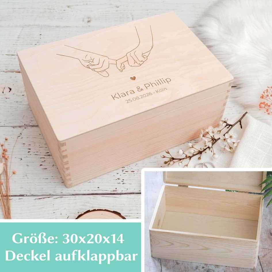 Erinnerungsbox Hochzeit Ringe